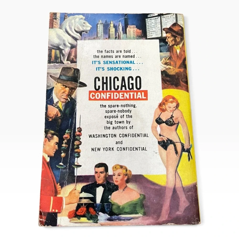 Chicago Confidential Jack Lait Lee Mortimer Dell D101 1950 Vintage Paperback
